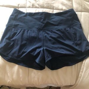 Lululemon high waisted speed up shorts